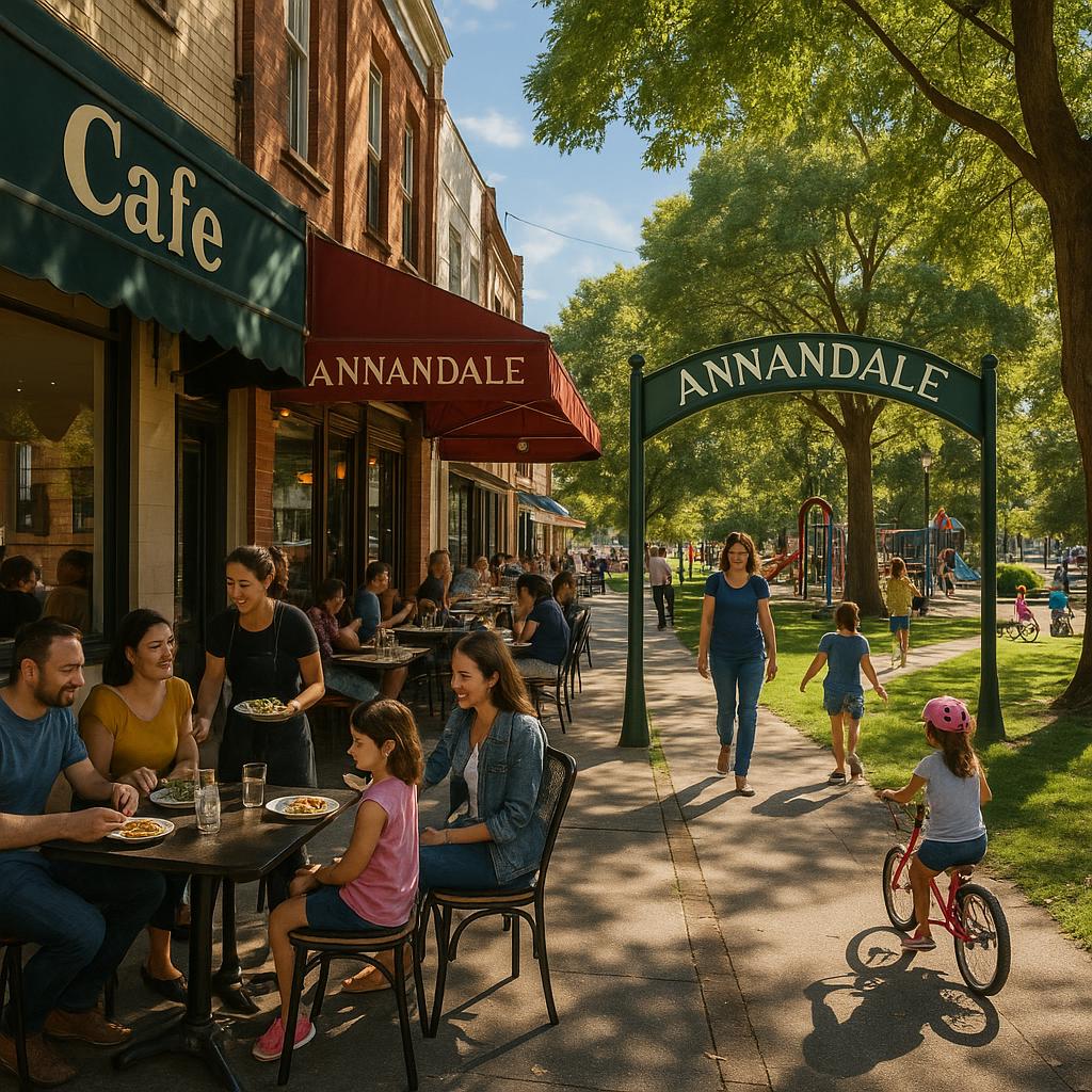 Community scene in Annandale