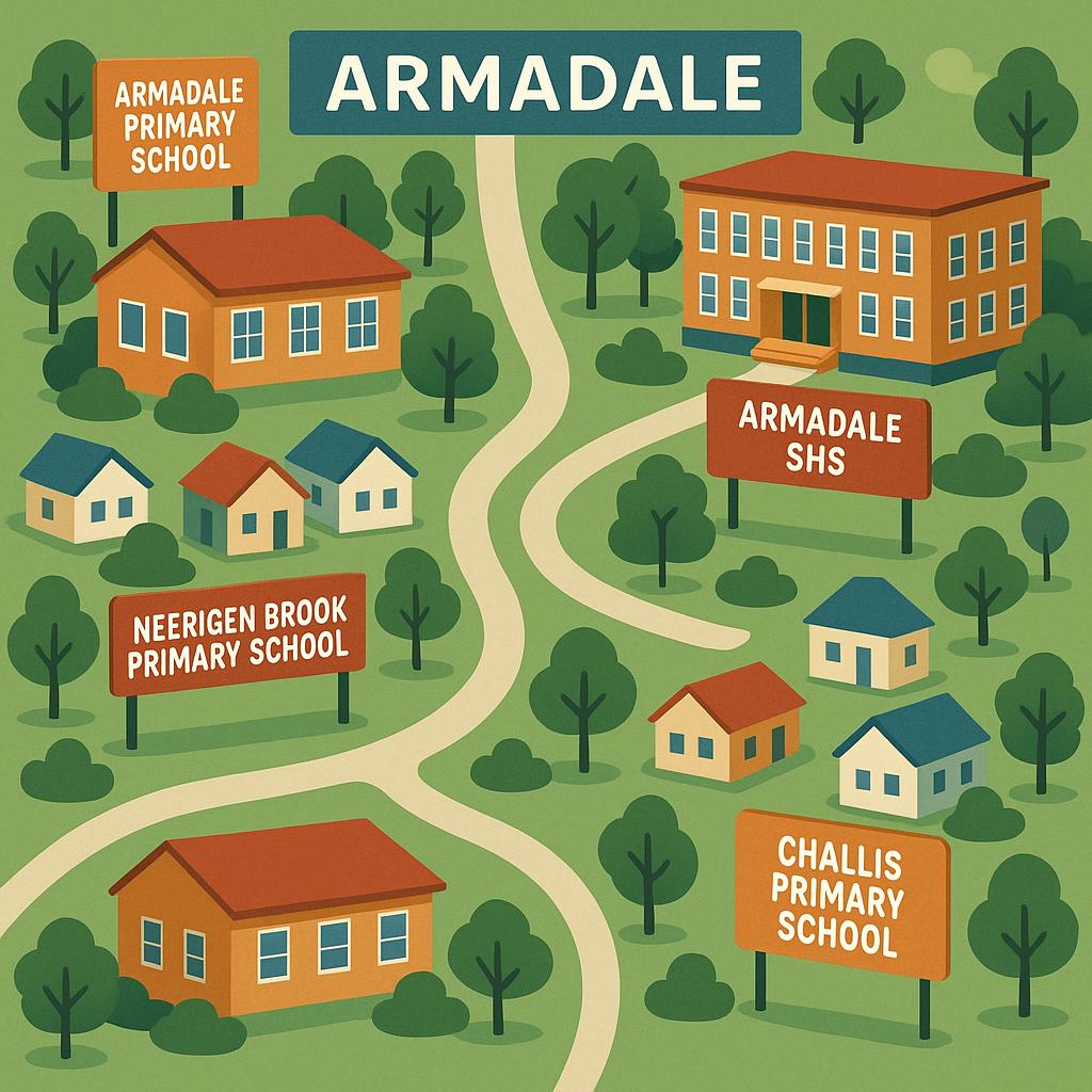 Armadale suburb with university and community amenities