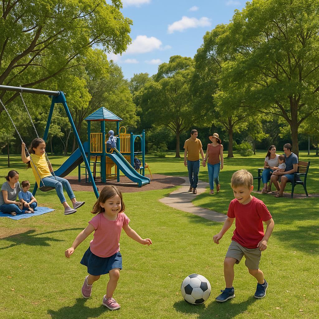 Families enjoying a park in Artarmon
