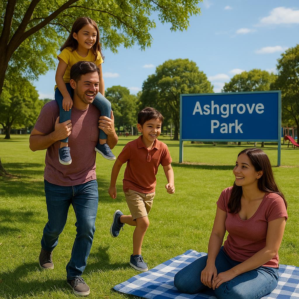 Families enjoying park activities in Ashgrove