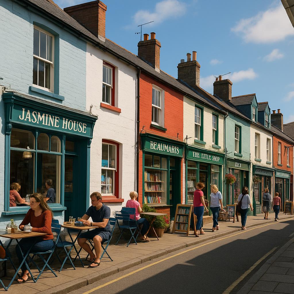Beaumaris cafes and shops