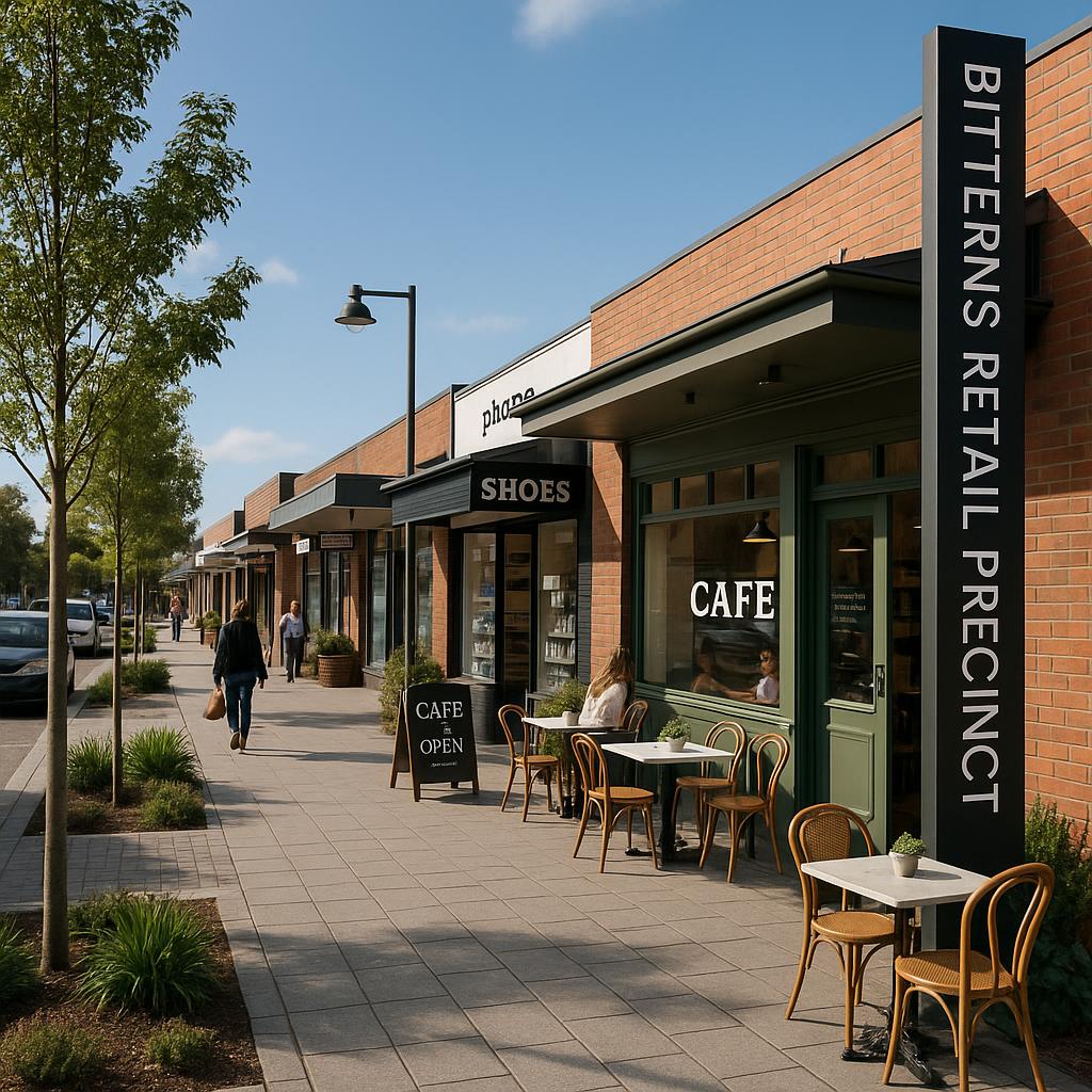 Bittern Retail Precinct with Shops