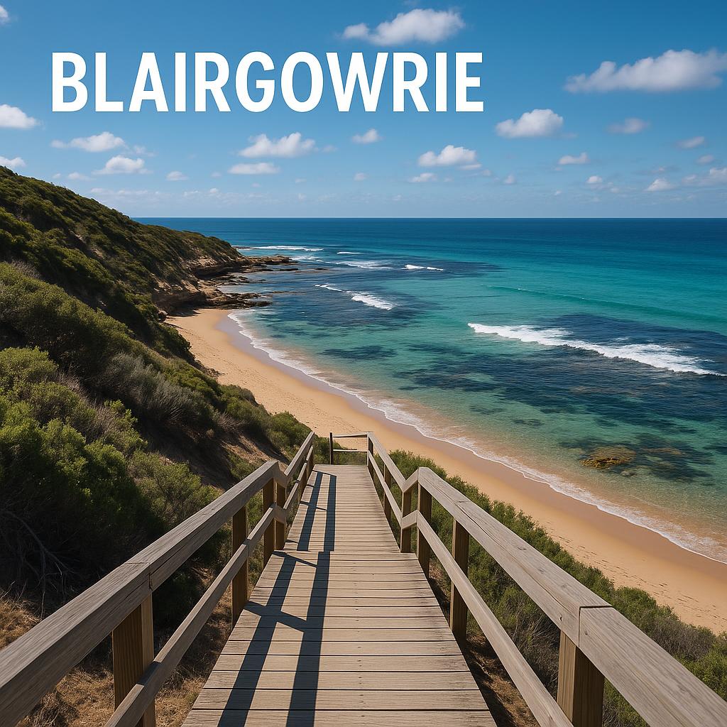 Coastal view of Blairgowrie, Victoria