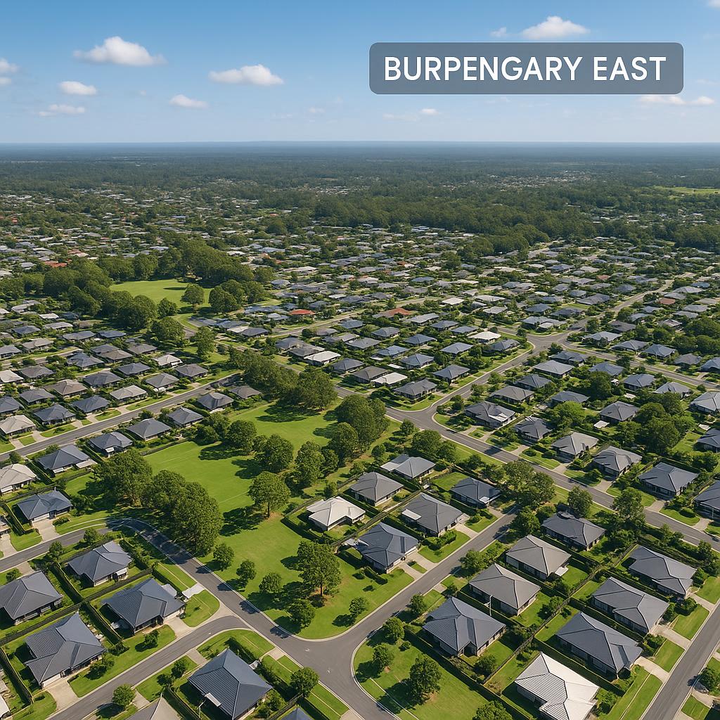 Aerial view of Burpengary East