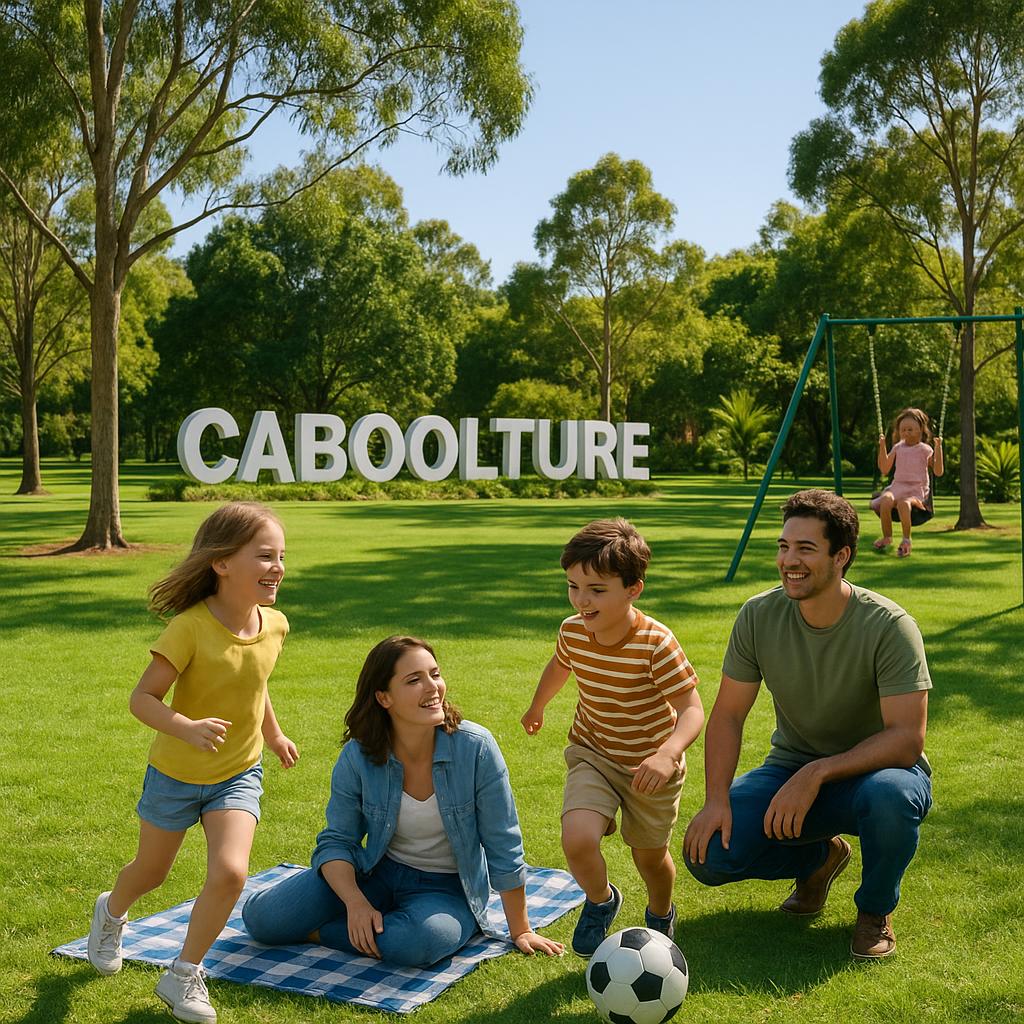 Family at park in Caboolture