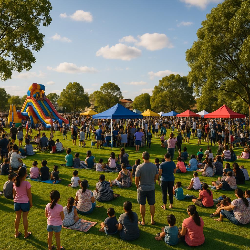 Community event at Cabramatta West park