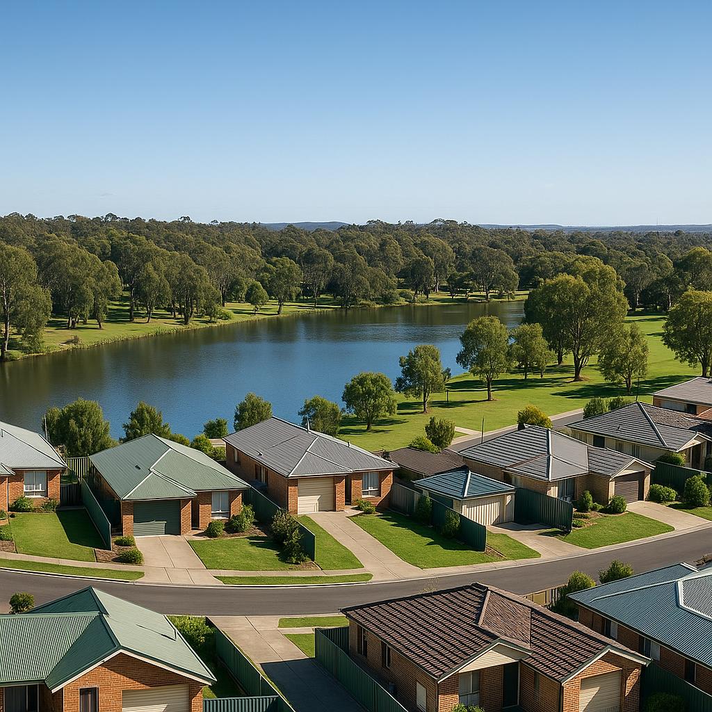 California Gully waterfront scene