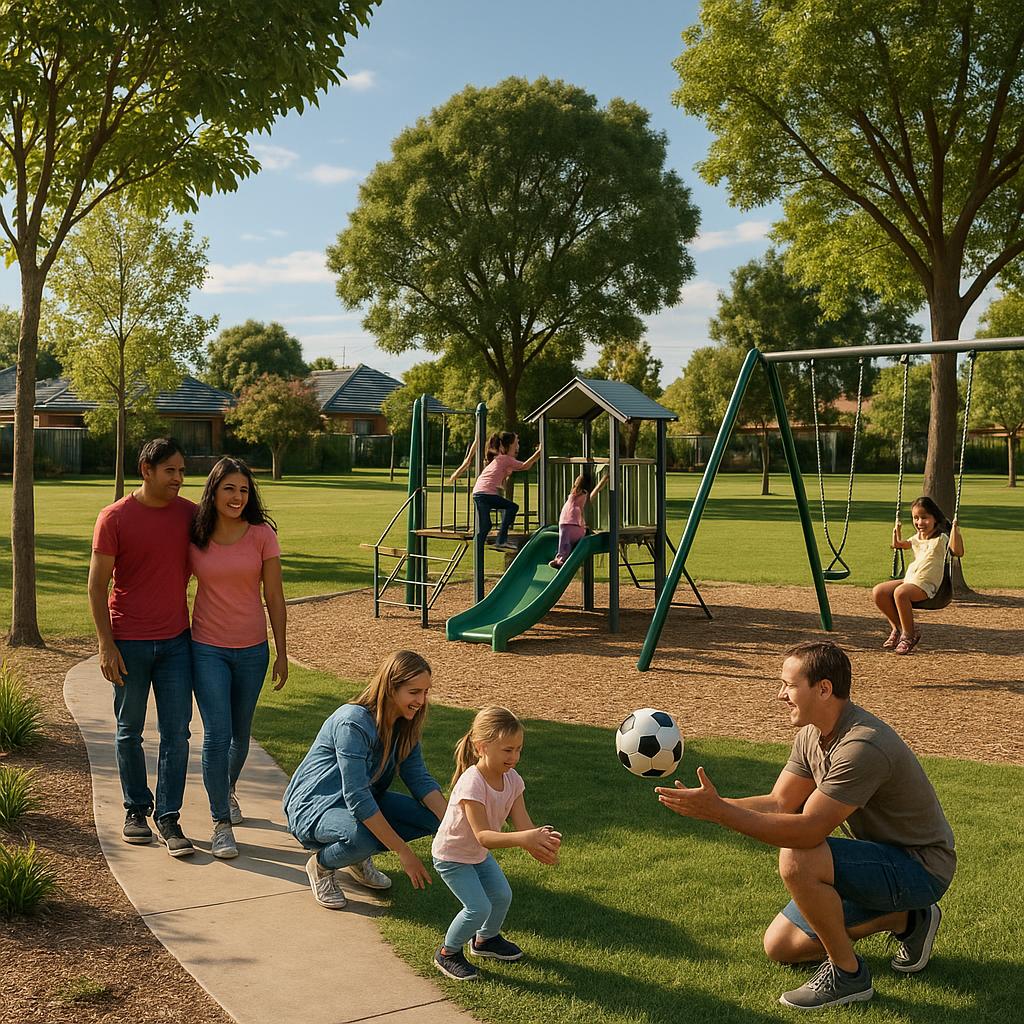 Family-friendly park in Chelsea Heights