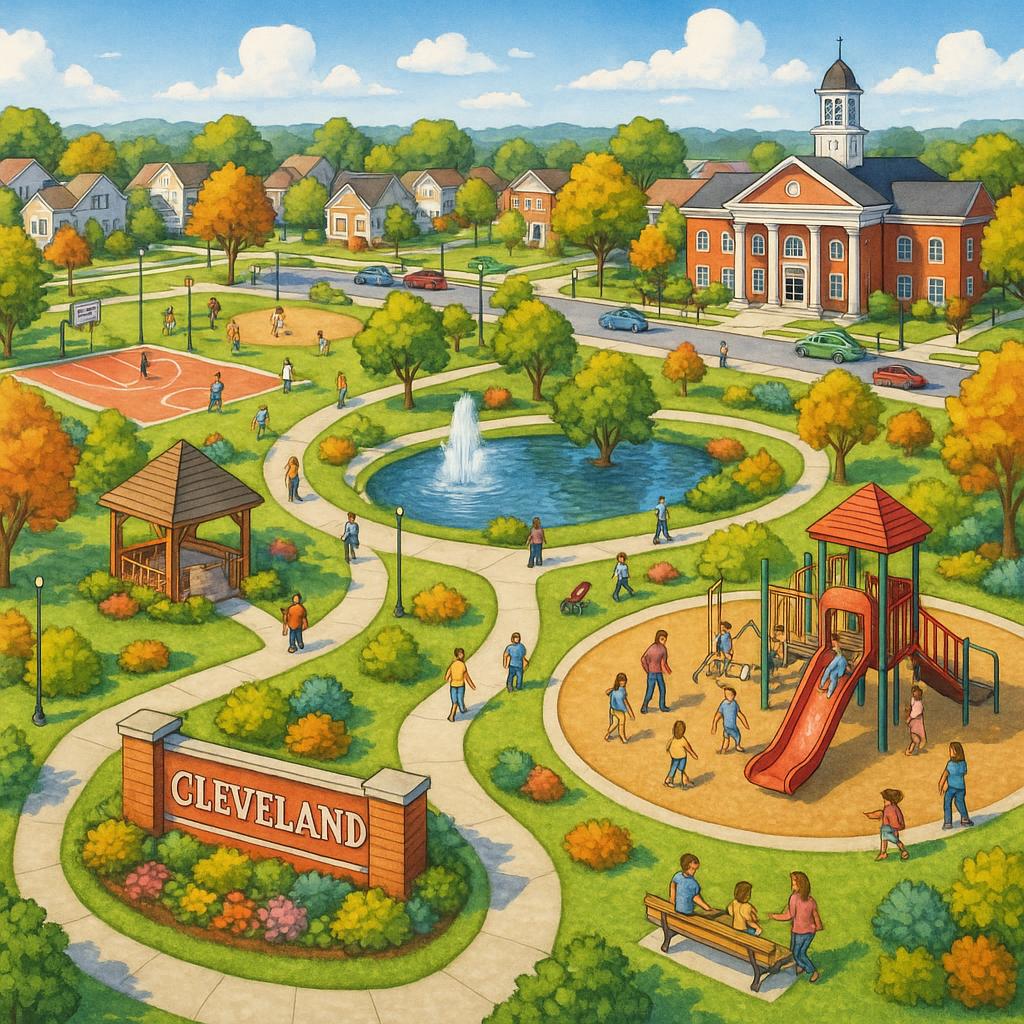 Community parks in Cleveland suburb