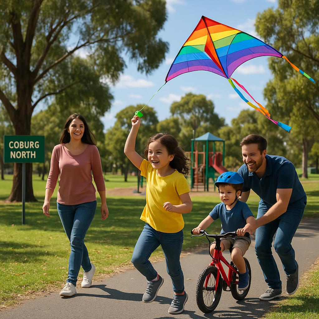Families enjoying recreational activities in Coburg North