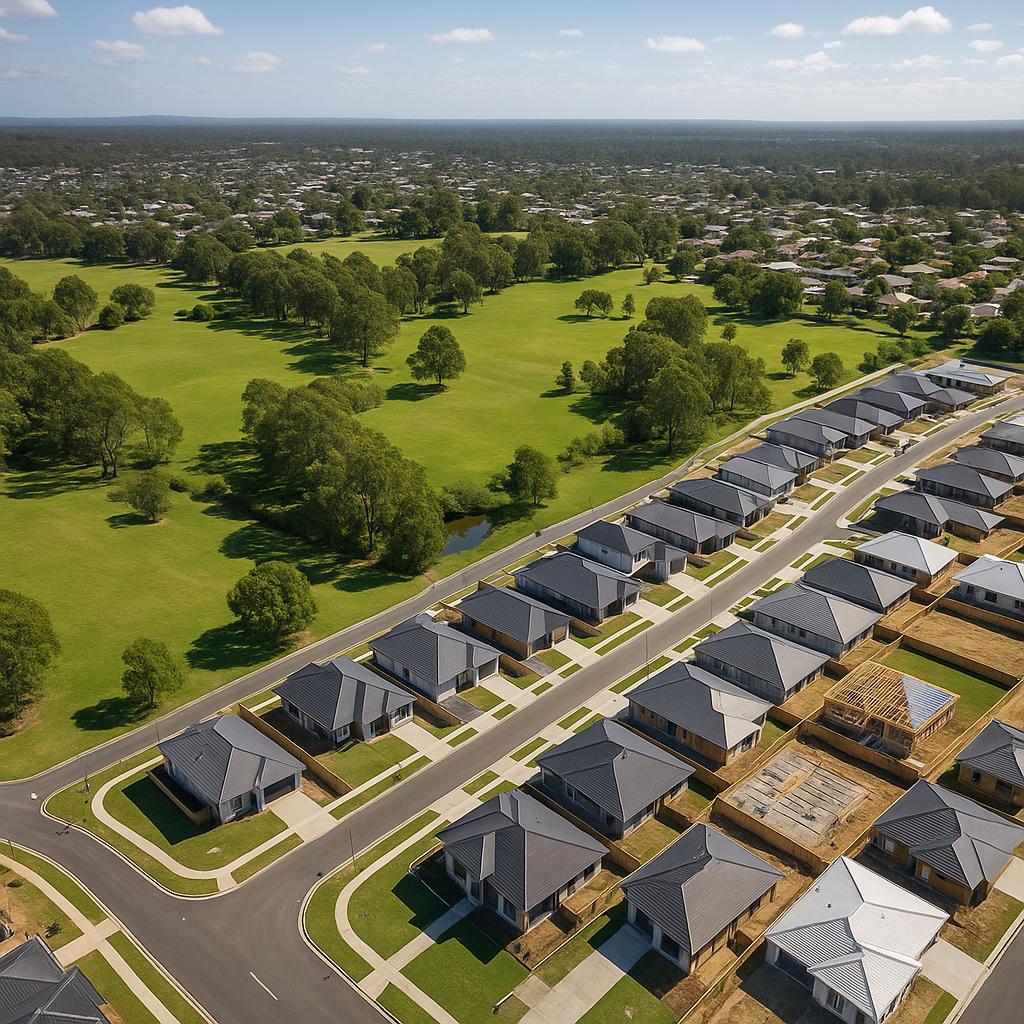 Aerial view of Collingwood Park