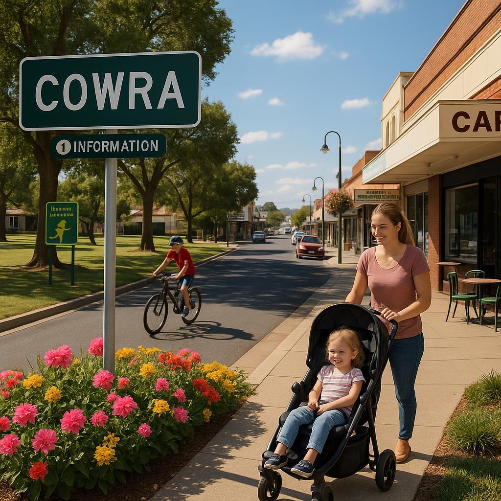 Cowra township view
