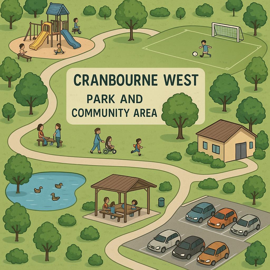 Modern homes in Cranbourne West neighborhood