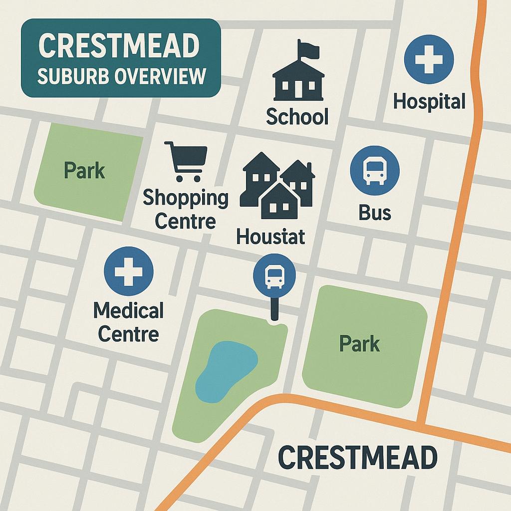 Crestmead Neighborhood Sign