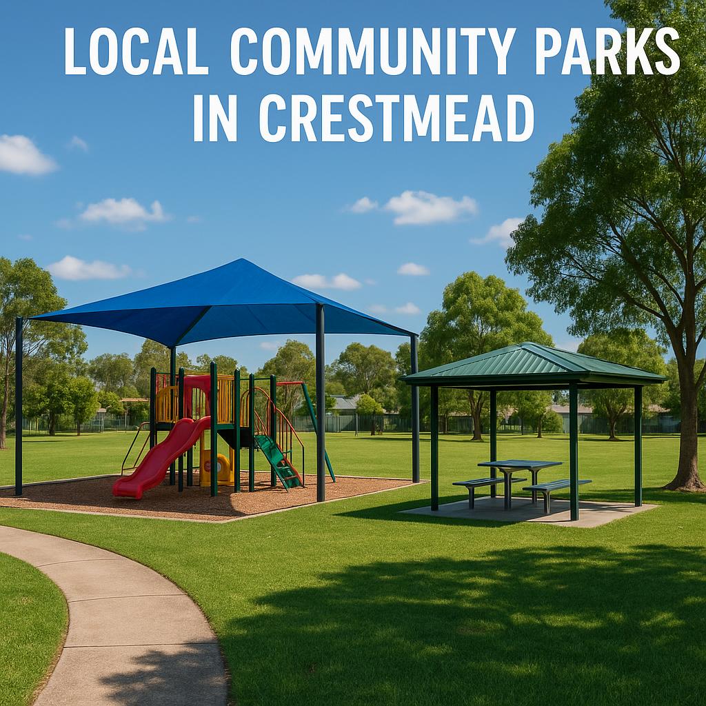 Family enjoying Crestmead Park