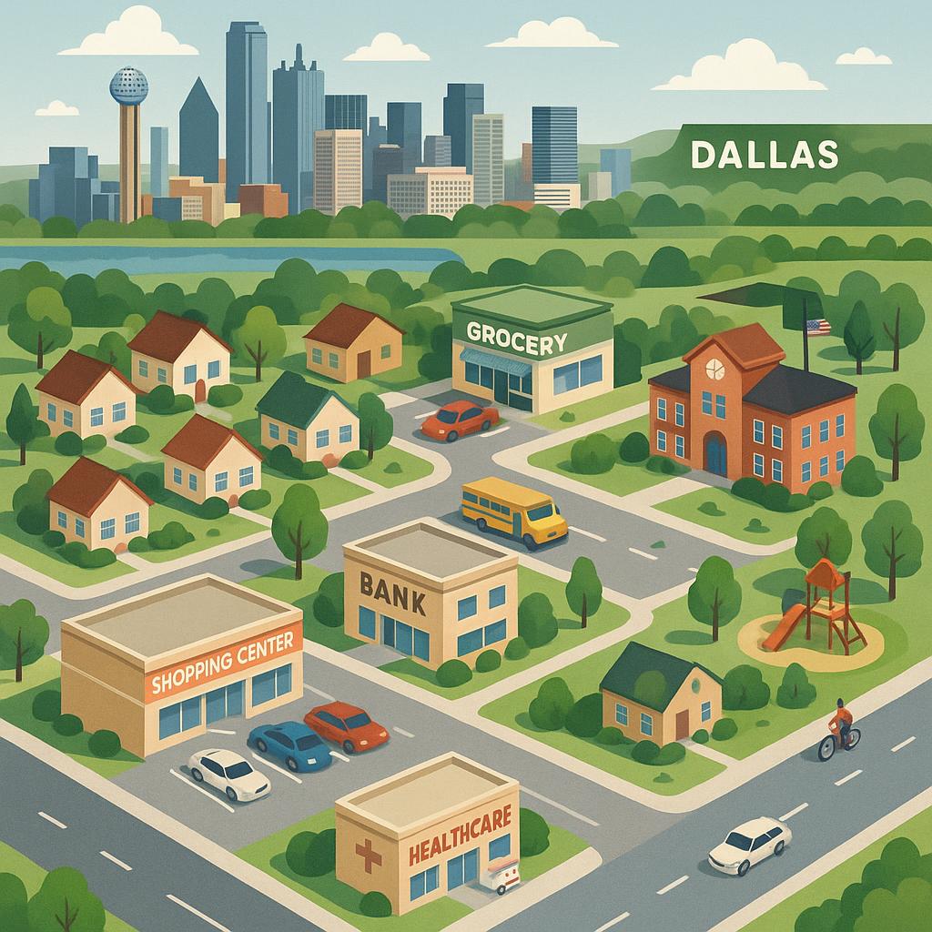 Family-friendly Dallas suburb
