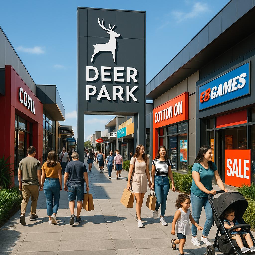 Deer Park retail precinct filled with shoppers