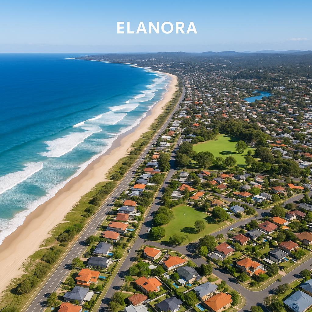 Aerial view of Elanora, Gold Coast