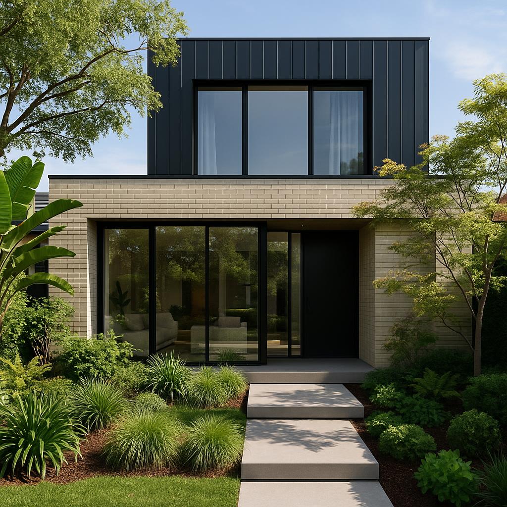 Modern home in Essendon North showcasing newer estates