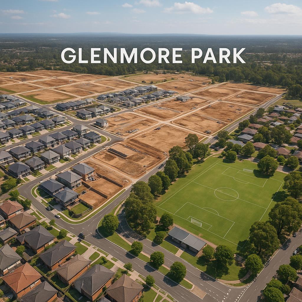 Aerial view of Glenmore Park
