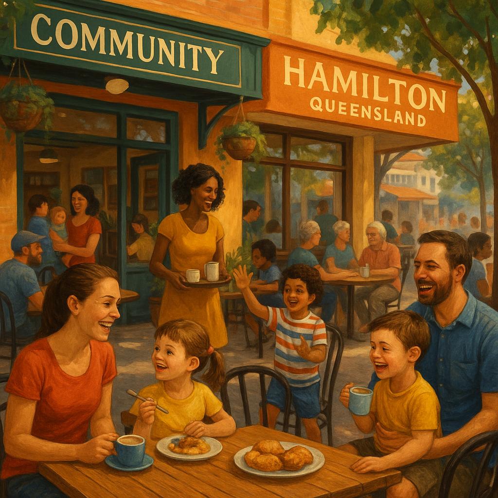 Community café in Hamilton, Queensland