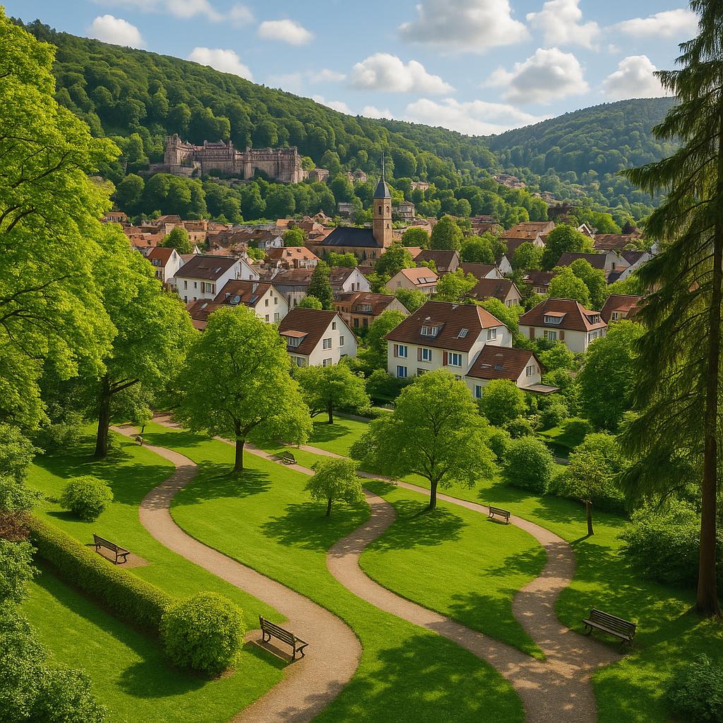 Green spaces in Heidelberg