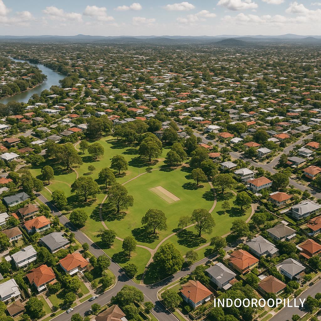 Indooroopilly aerial view