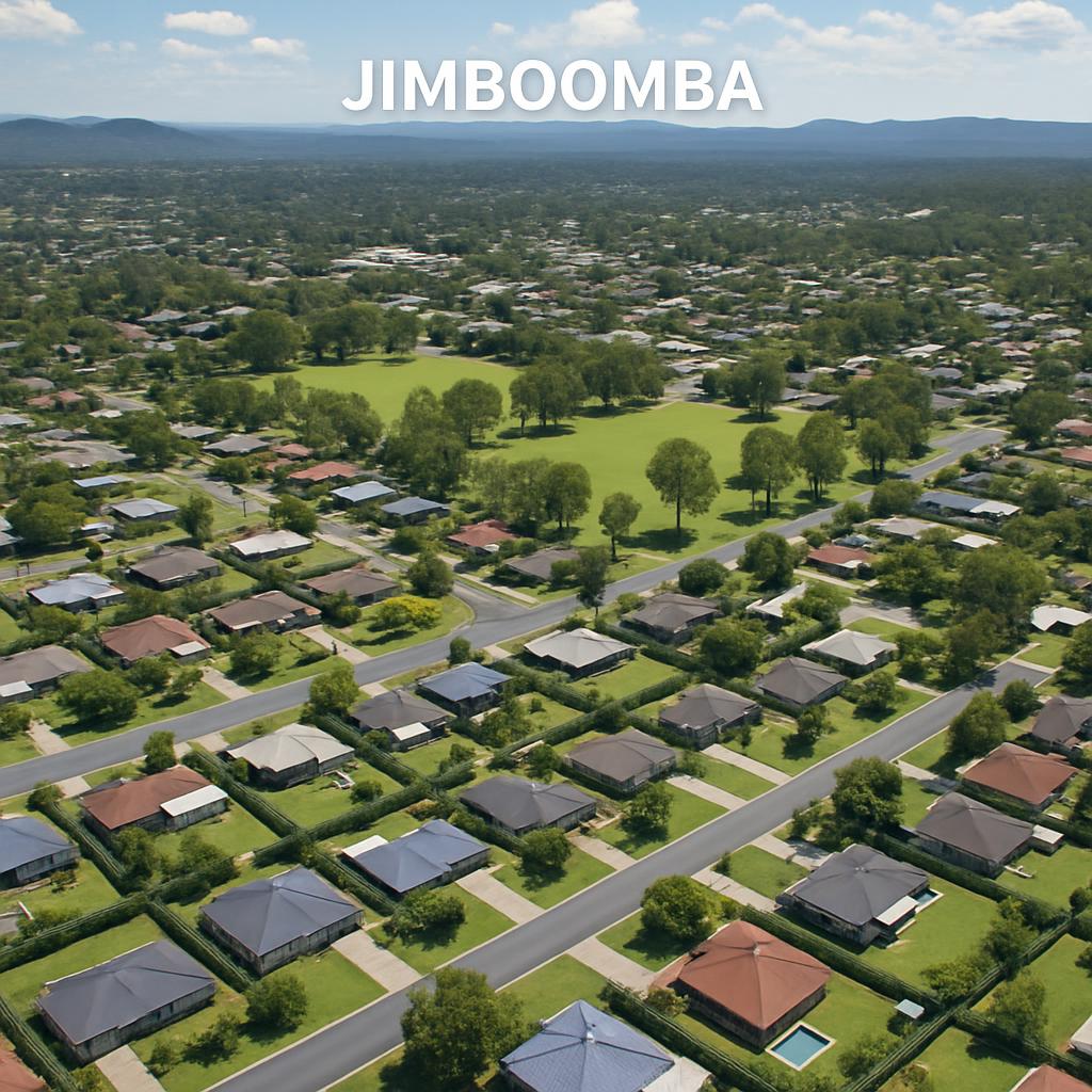 Aerial view of Jimboomba suburb