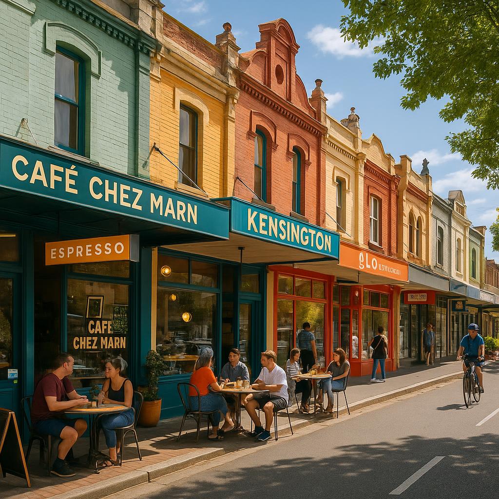 Kensington retail precinct bustling with activity