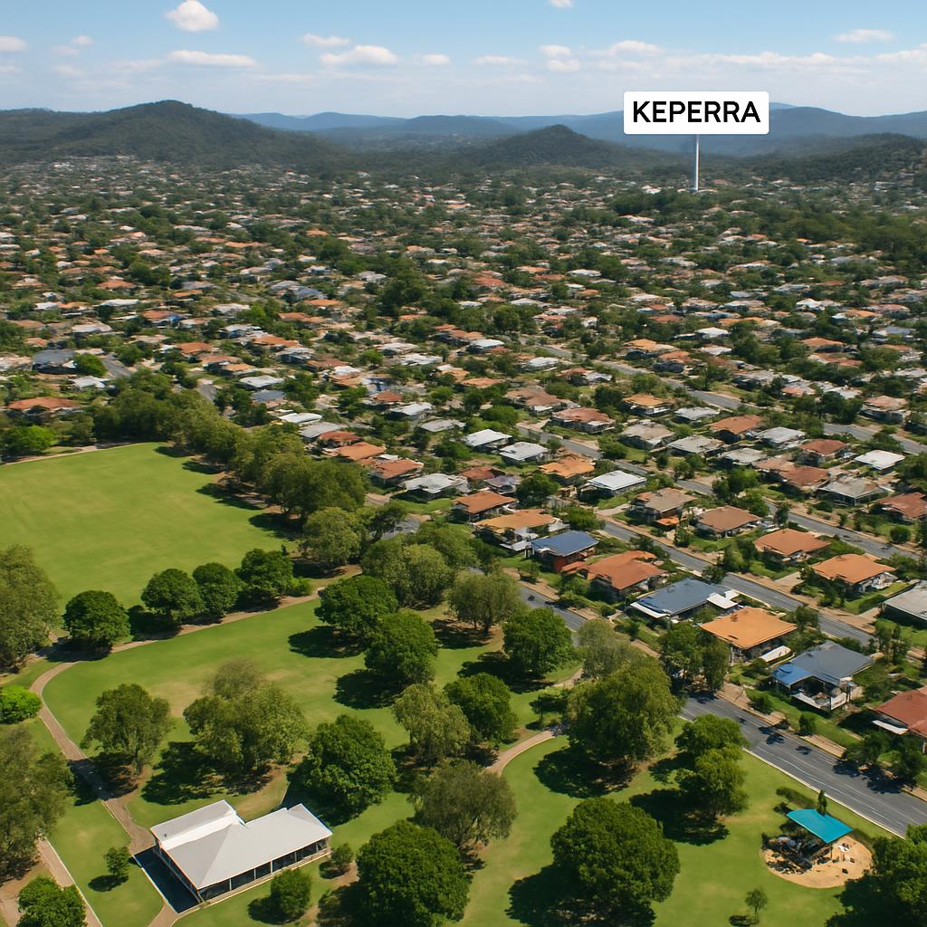 Aerial view of Keperra