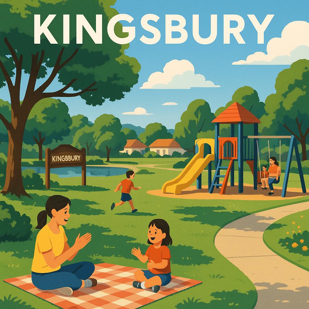 Kingsbury suburb landscape