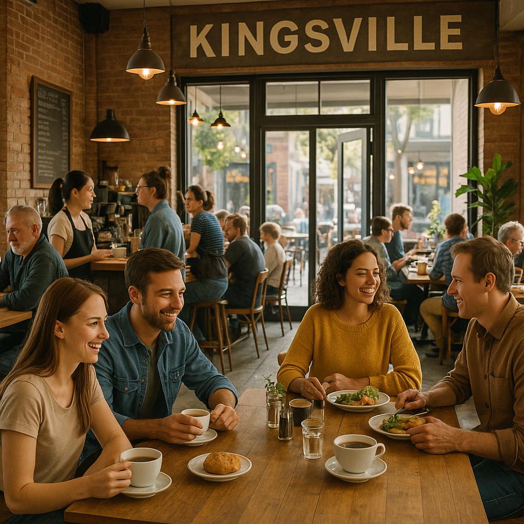 Cafés in Kingsville bustling with activity