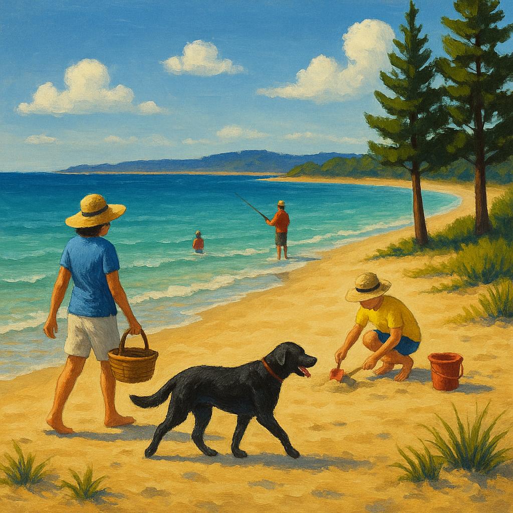 Scenic beach view in Labrador showcasing the local lifestyle