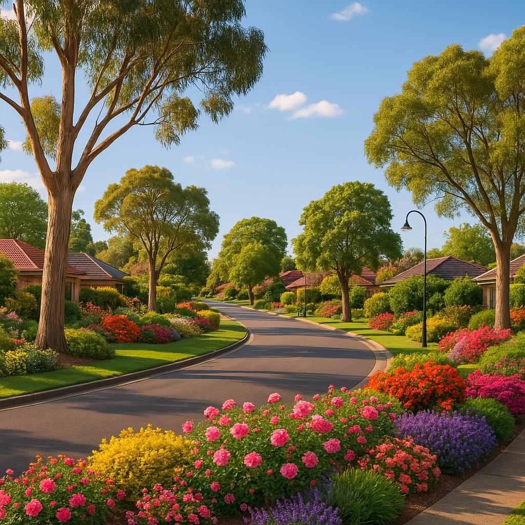 Established streets in Long Gully