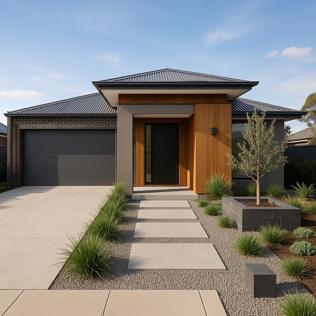 Modern home in Melton