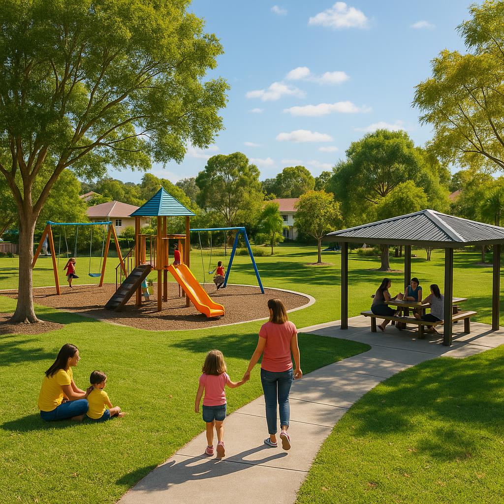 Family-friendly parks in Molendinar