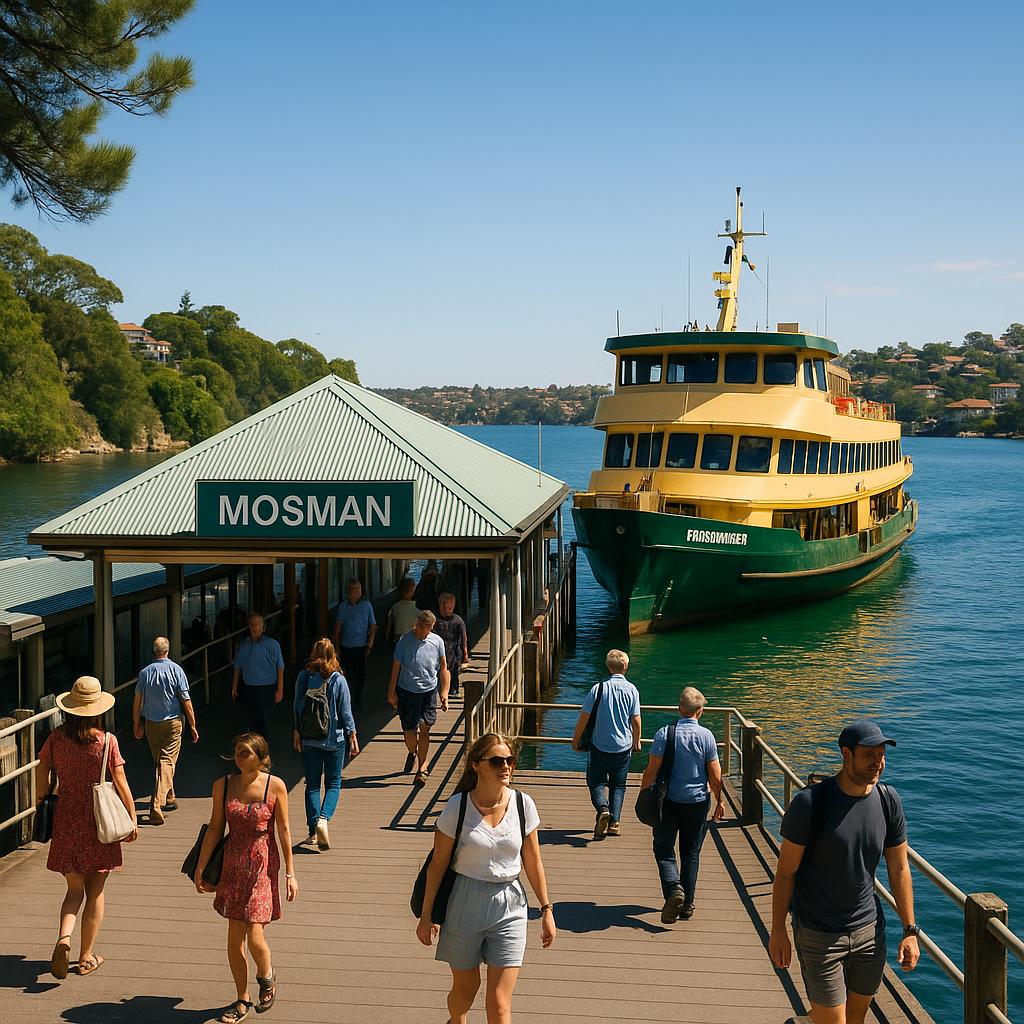 Mosman ferry terminal view