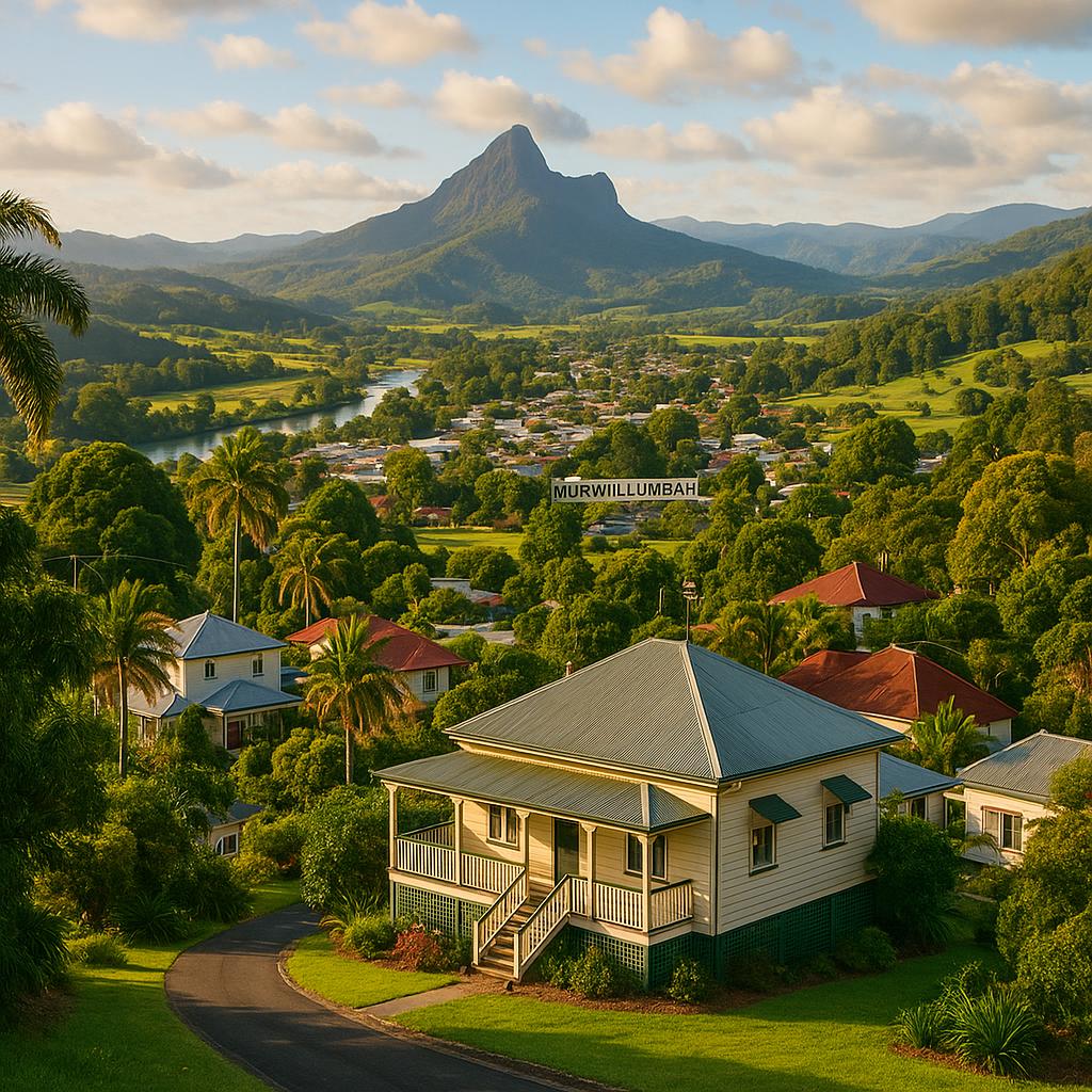 Murwillumbah landscape with character homes