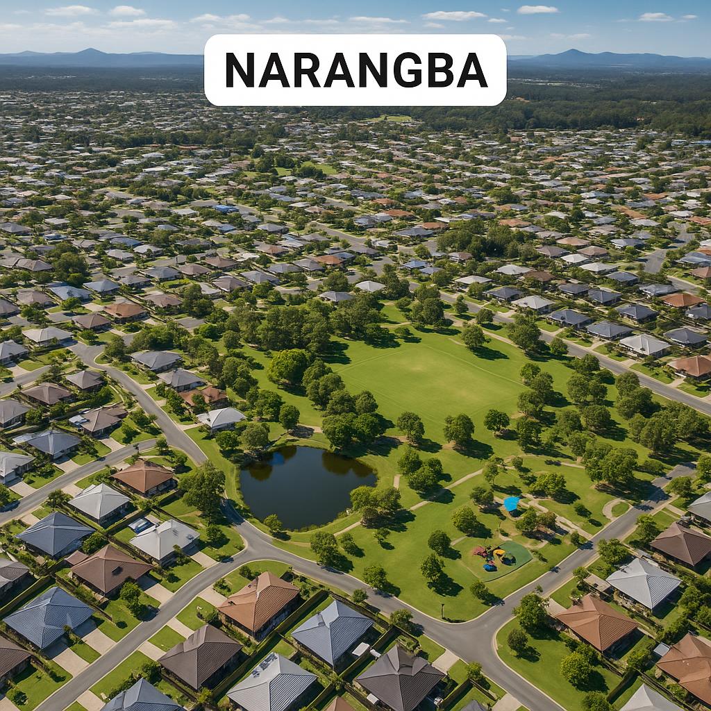 Aerial view of Narangba