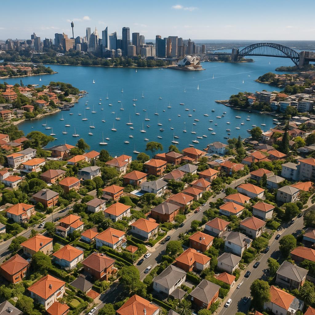Neutral Bay aerial view