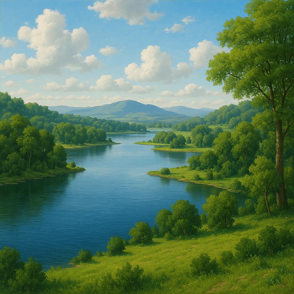 Scenic North Lakes view with lake and trees