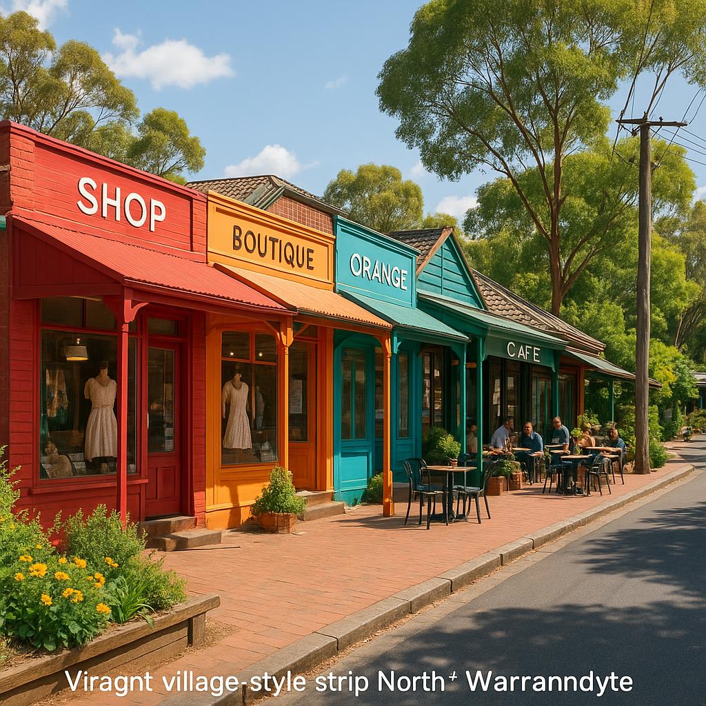 Village-style shopping in North Warrandyte