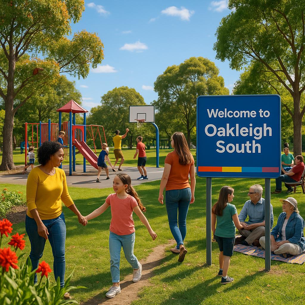 Community park in Oakleigh South