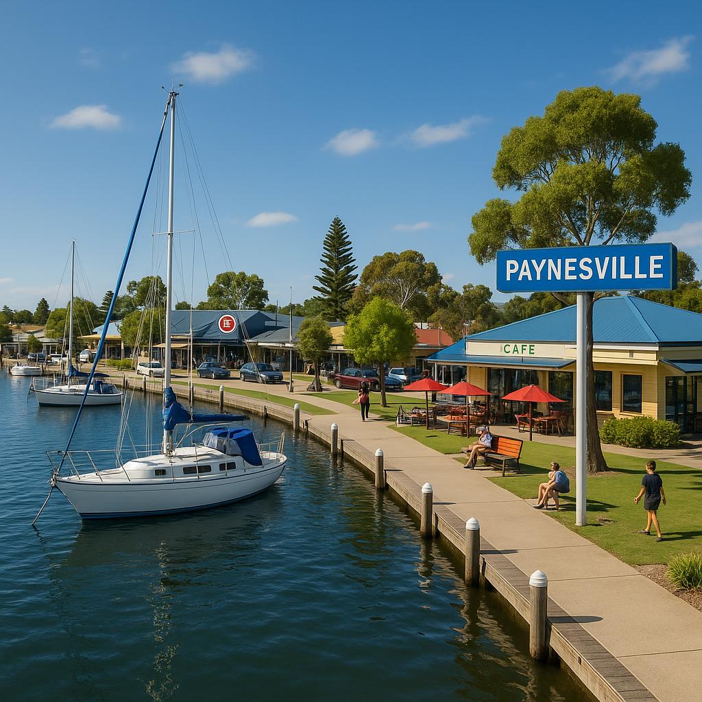 Waterfront view showcasing Paynesville's lifestyle