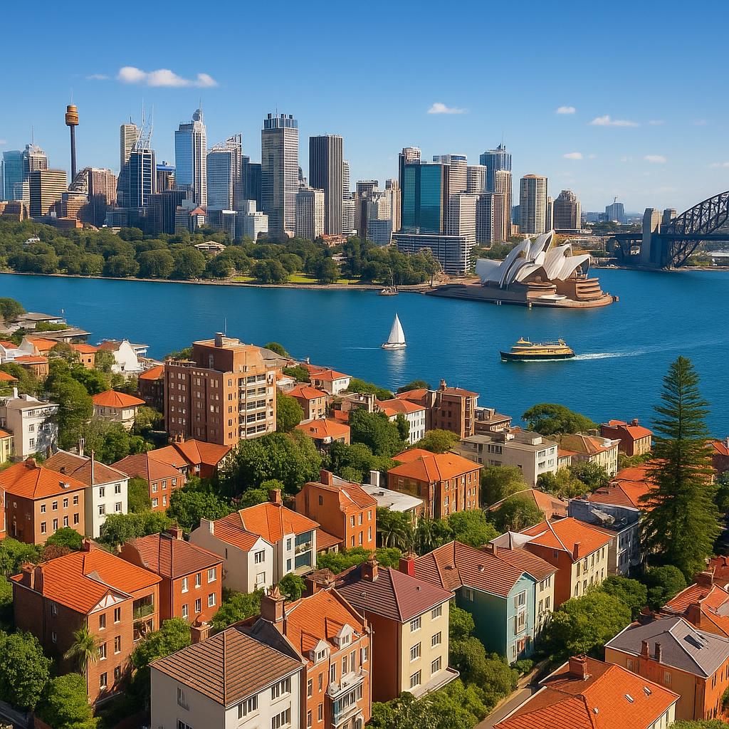 Potts Point skyline view