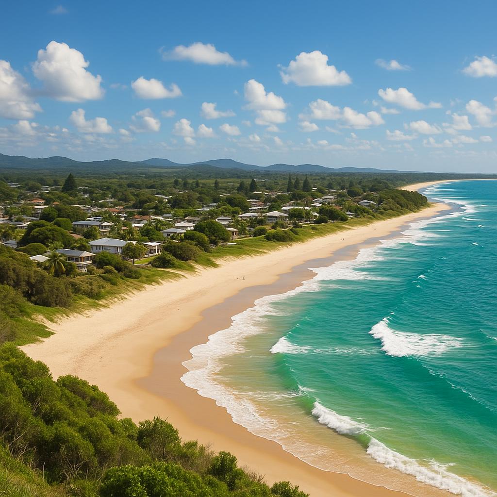 Pottsville beach view