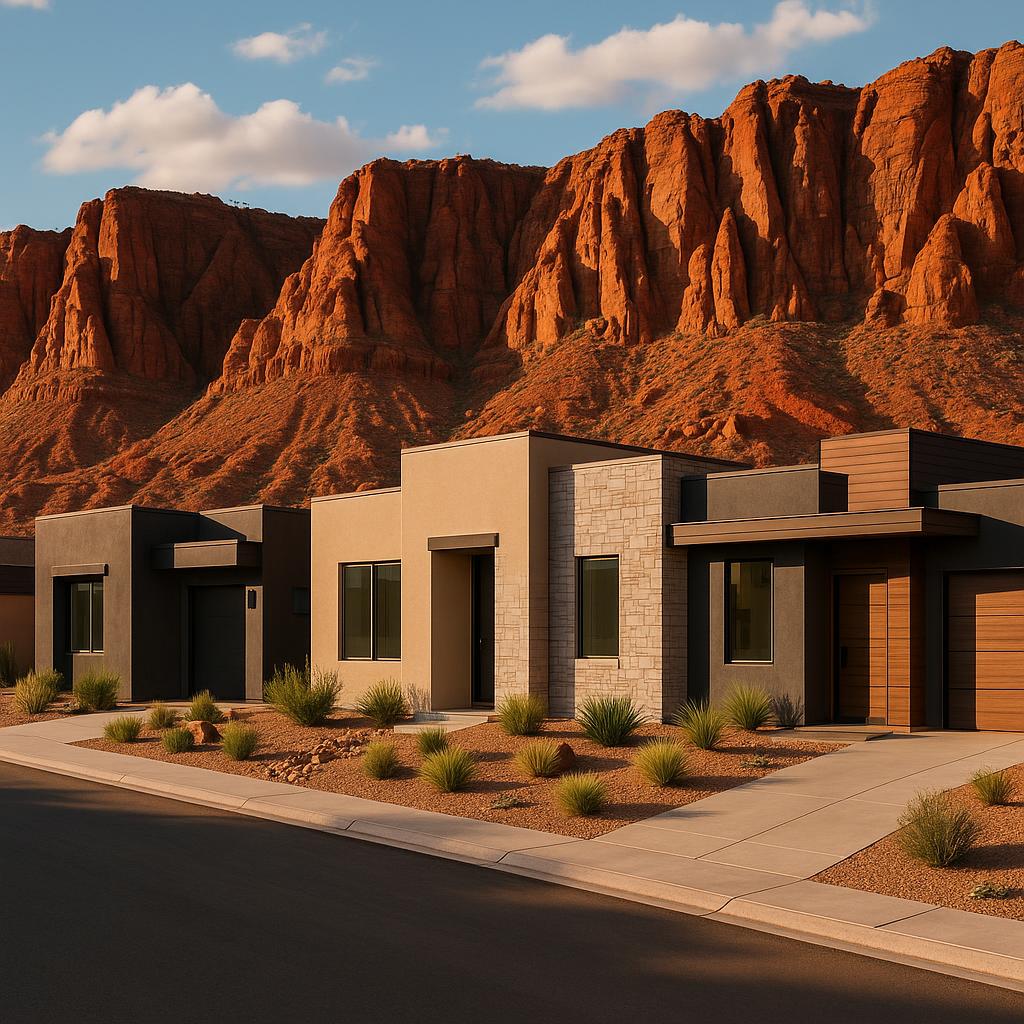 Modern homes in Red Cliffs, showcasing new estates.