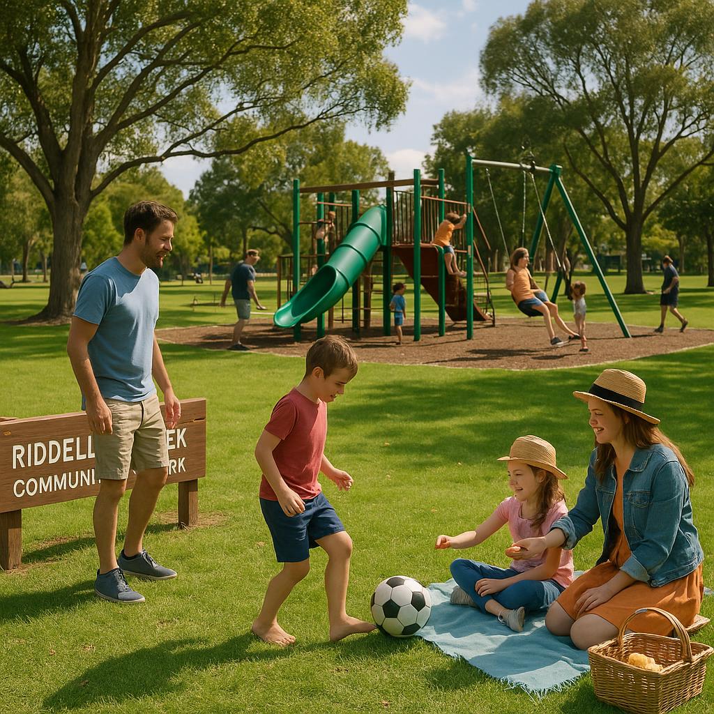 Community park in Riddells Creek