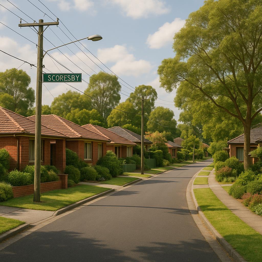 Established street in Scoresby