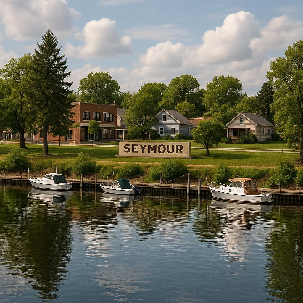 Waterfront view in Seymour